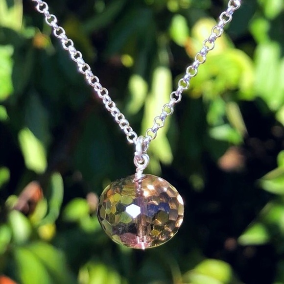 Hand Made South Africa Ametrine Charm Necklace - Picture 2 of 5